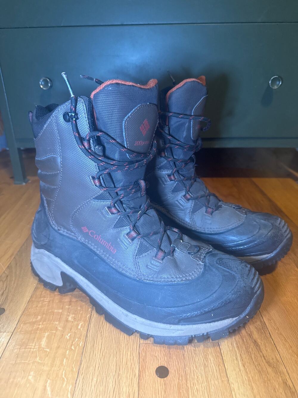 Columbia Bugaboot III Omni-Heat Winter Boots Mens 9.5 Wide Waterproof BI5980